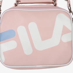 Fila Pu Big Logo Mini - Miesten Olkalaukku - Pinkki | FI-46778